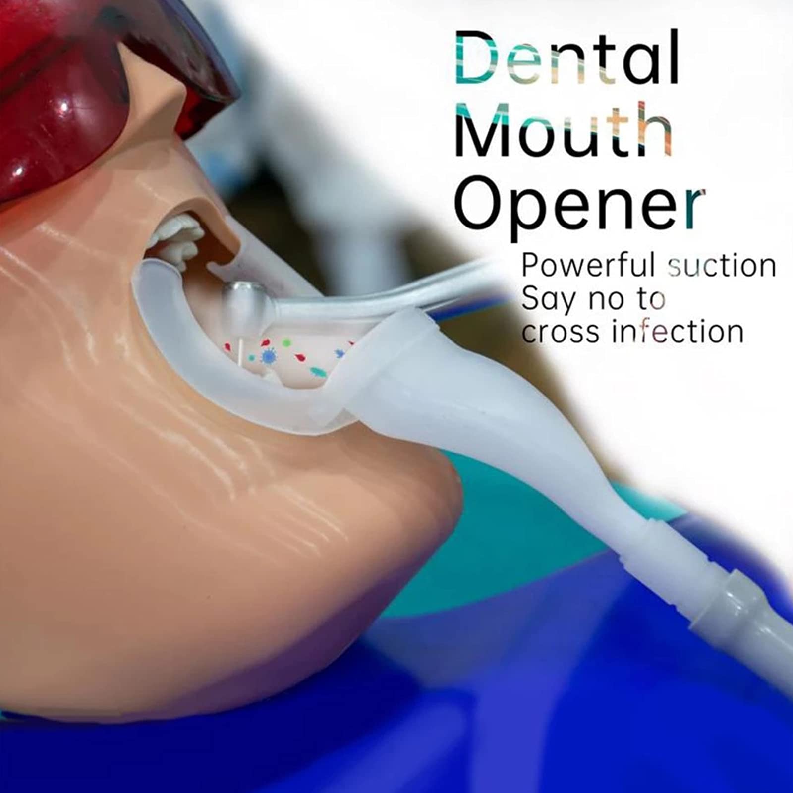 5 Pezzi Apri Bocca Apertura Aspirazione Droplets Dental Cheek Lip Retractor Aspiratore Apri per La Sedia Dentistica Aspirazione