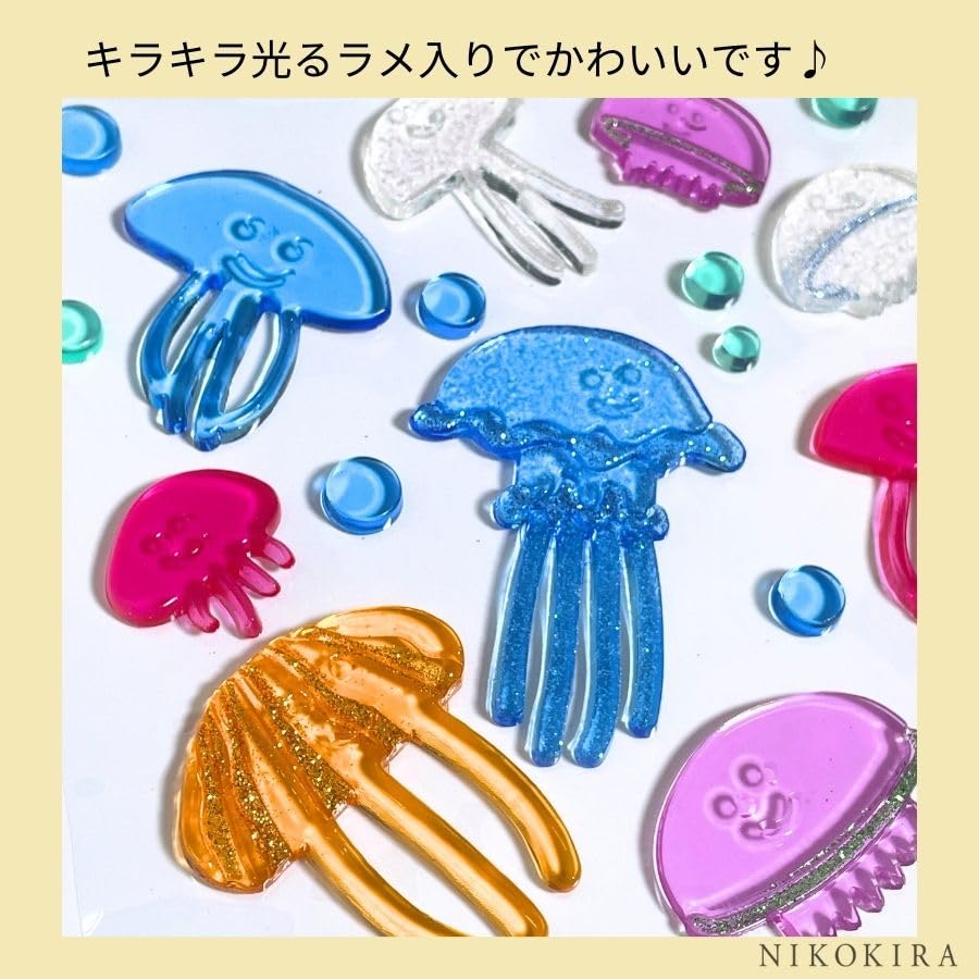 Amazon.co.jp: NIKOKIRA ニコキラ ジェルステッカー 窓飾り シール