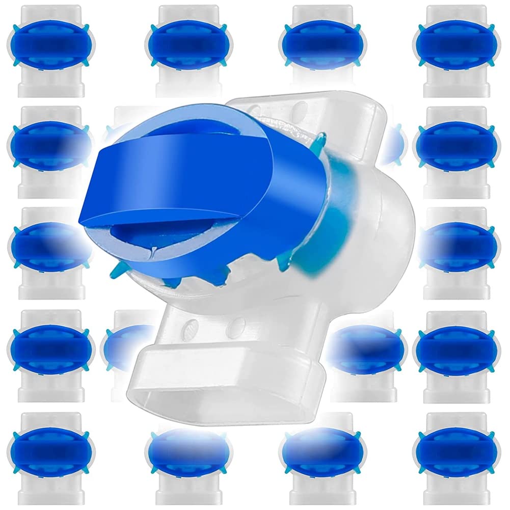 Pack of 30 Cable Connectors for Robot Lawnmowers, Waterproof Connection Cable Wire Connector with Gel Filling