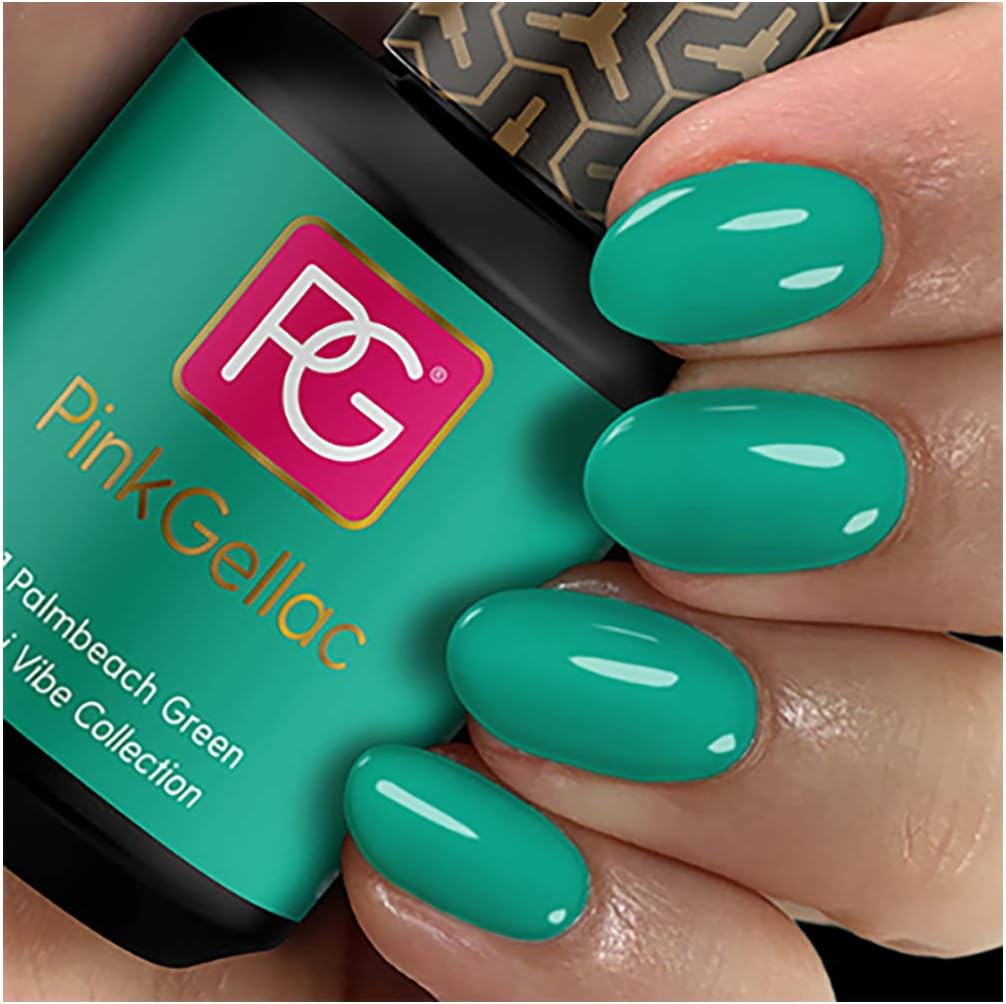 Pink Gellac 271 Palm Beach Green UV / LED Gel Polish