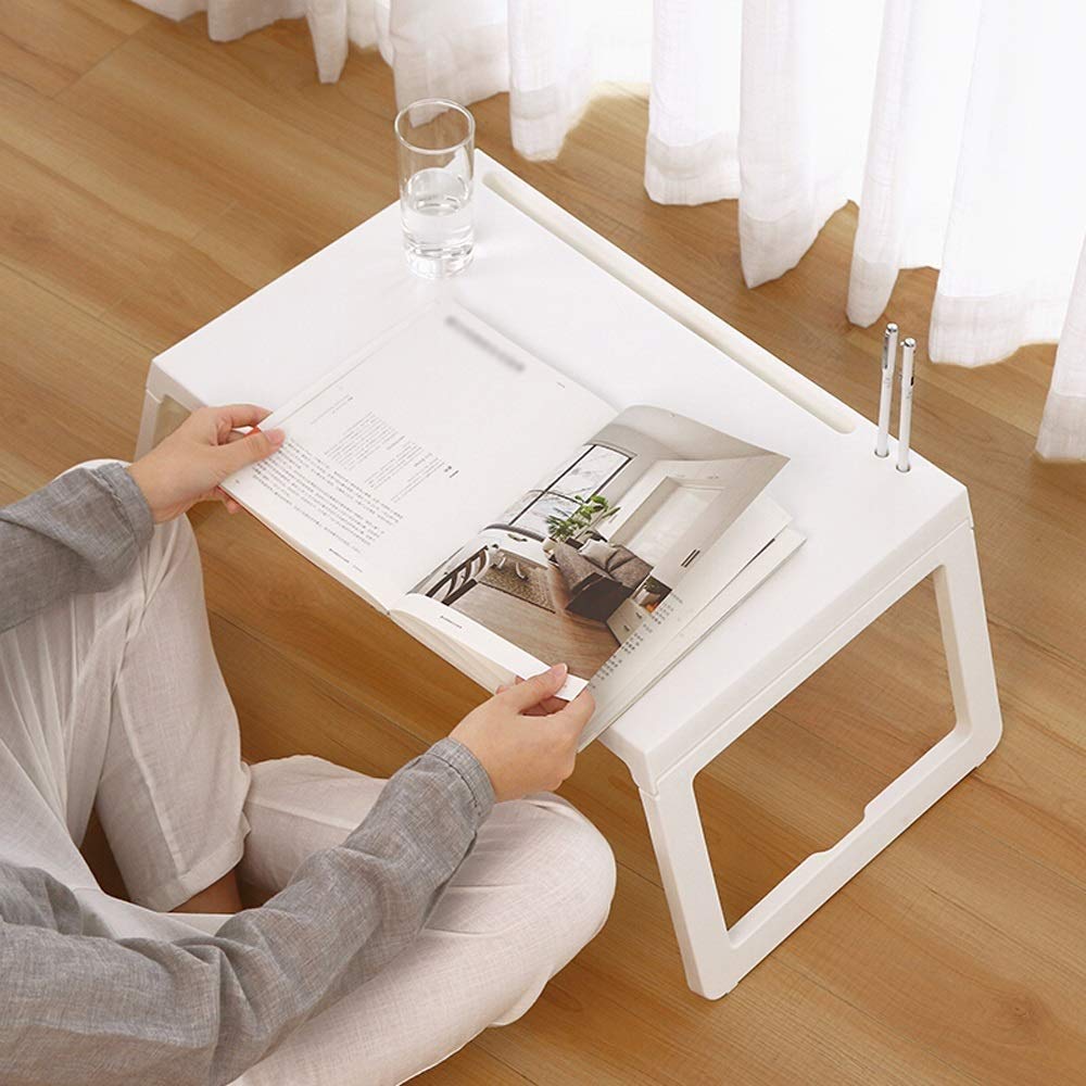 Plateau de lit pliant plateau de petit déjeuner-bureau pour ordinateur portable, table de lit, plateau de service avec pieds idéal pour le dîner par la télévision | Canapé | Table à dessin Lap|Plateau