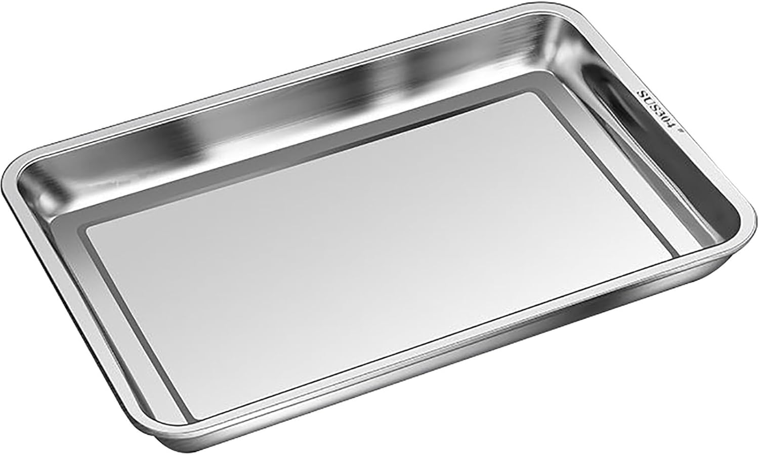 Baking Sheet, Cookie Sheets for Baking Pans, Metal Tray 304 Stainless Steel, Oil Drip Pan, Multipurpose for Holding Skewers, Fruits, Dishes(60x40x4.8cm/24x16x2in)