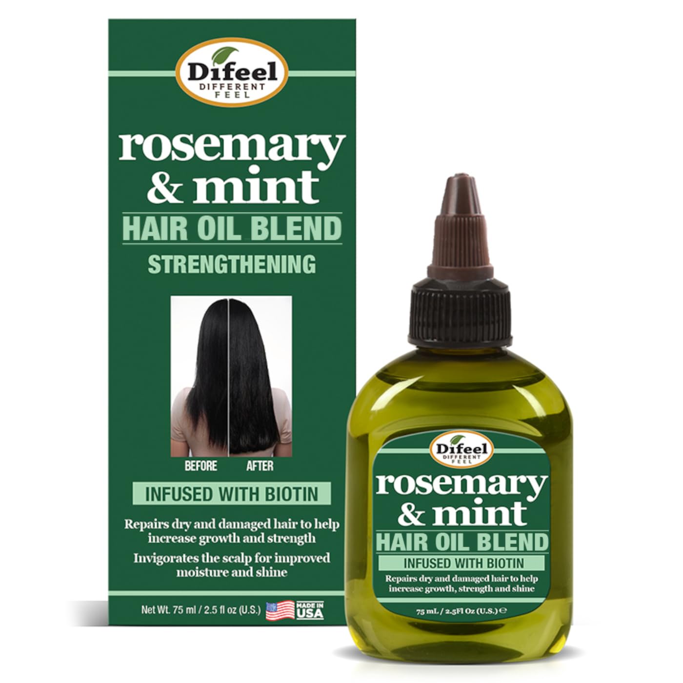Difeel Rosemary and Mint Root Stimulator with Biotin 2.5 oz