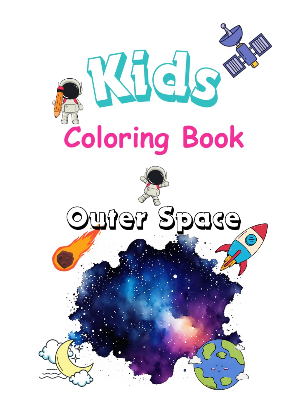 Finding Lukas Coloring Book: Outer Space