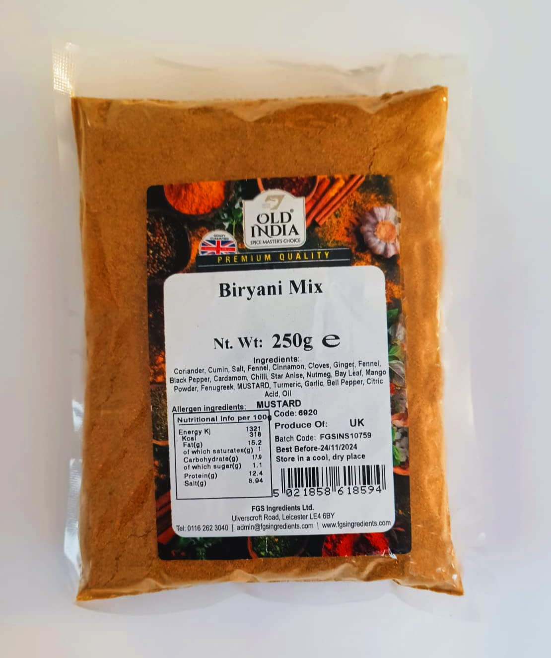 Old India Biryani Mix 250g