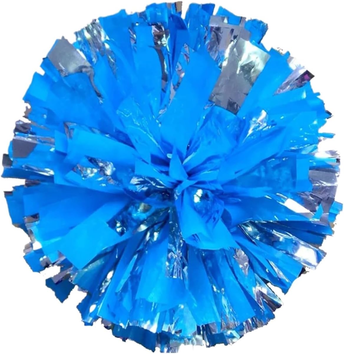 Dance Cheerleading Pompoms, Cheerleading Pom Poms 4 pcs 32 cm Multicolor with Rings Handle