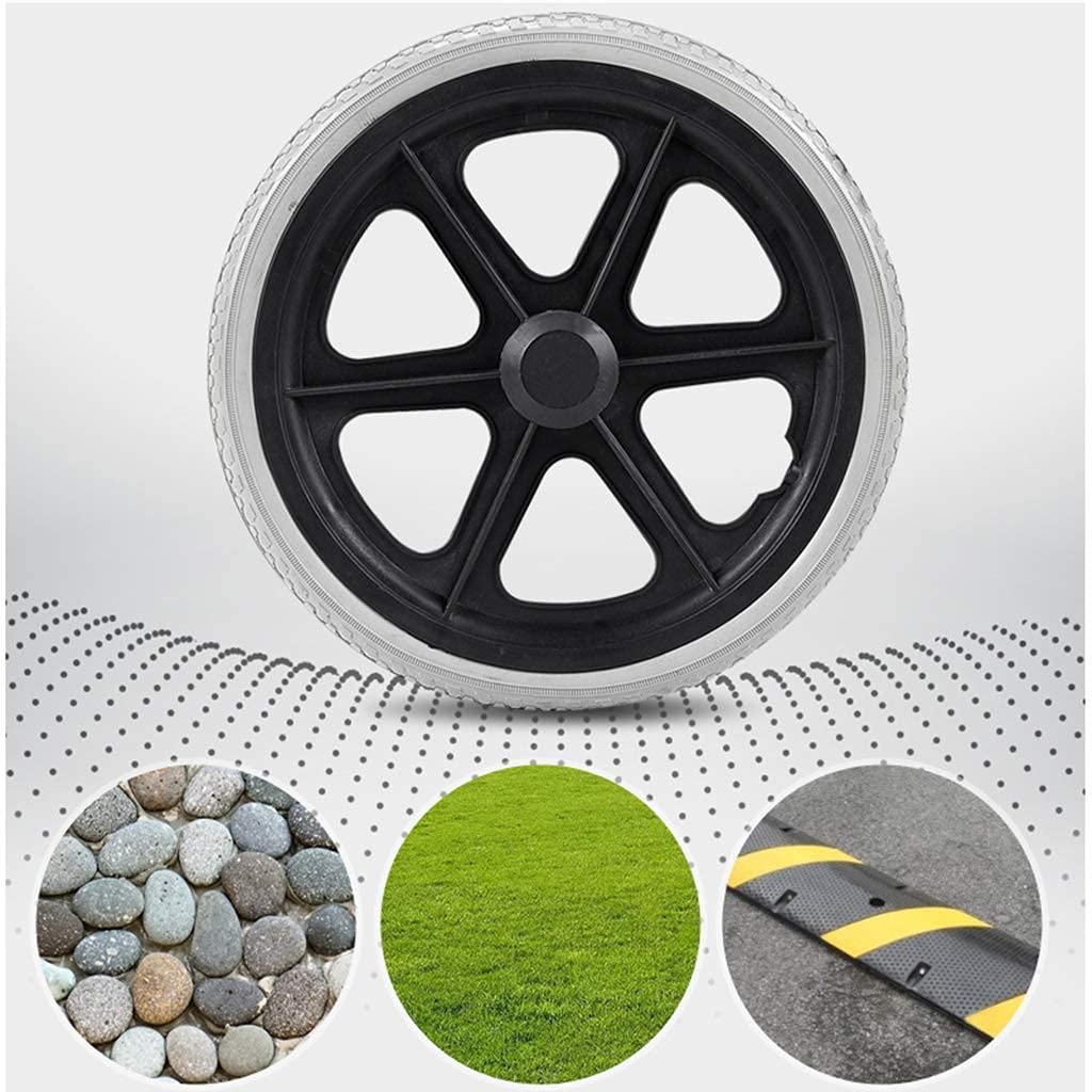 Sillas de Ruedas Plegables Ligeras Plegables con 4 Frenos reposabrazos abatibles a Prueba de pinchazos Silla de Viaje de tránsito portátil propulsada