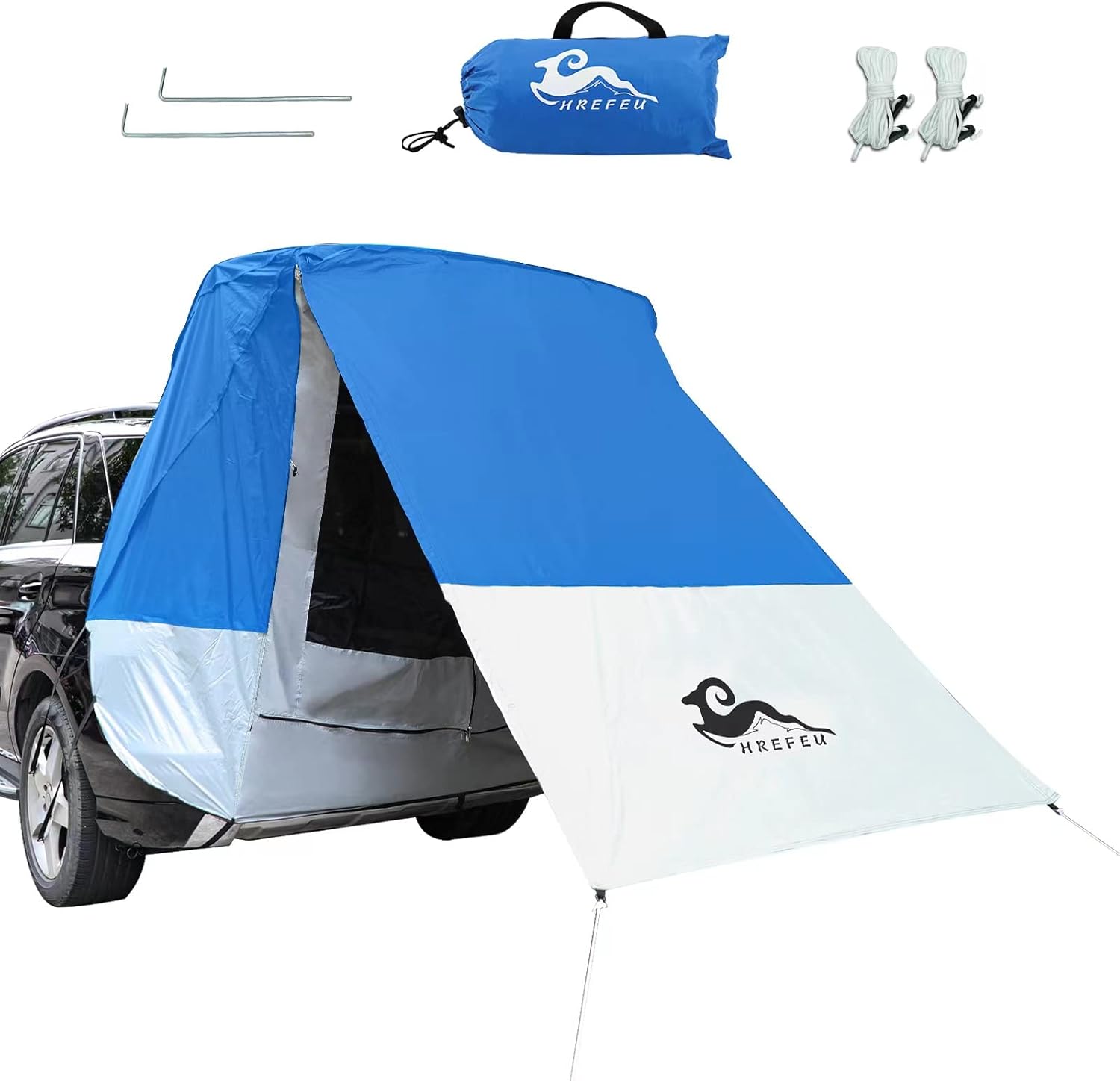 HREFEU SUV Tailgate Tent with Tailgate Accessories Awnings