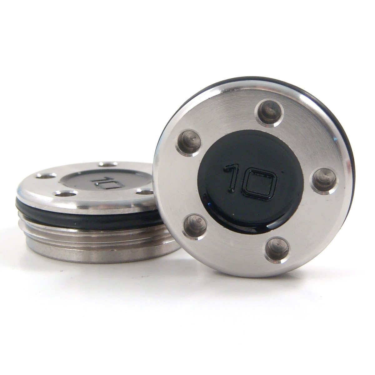 19th Hole Custom Shop 2 of 10g Black Weights for Scotty Cameron Putters with Wrench Tool (Gold)