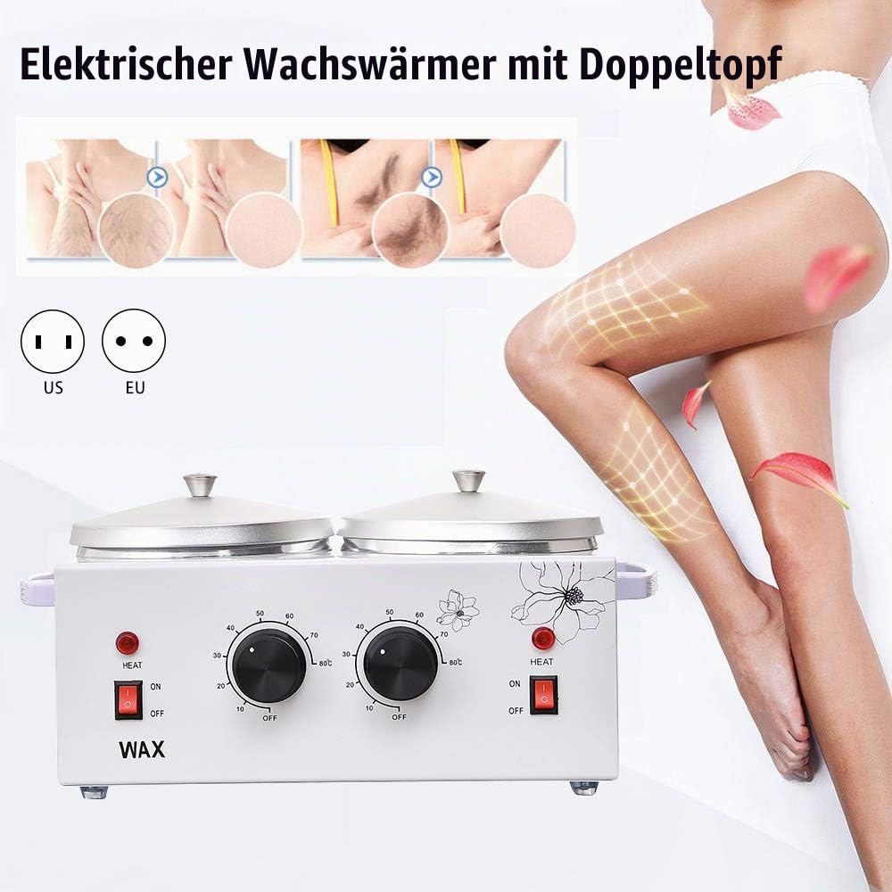 Wachs Haarentfernung Wachswärmer Doppelte PTC-Heizung Mit NTC-Temperaturregelung