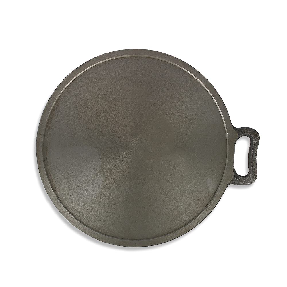 Tawa en fonte lisse 27cm pour réussir vos soirées dosa et crêpes du monde