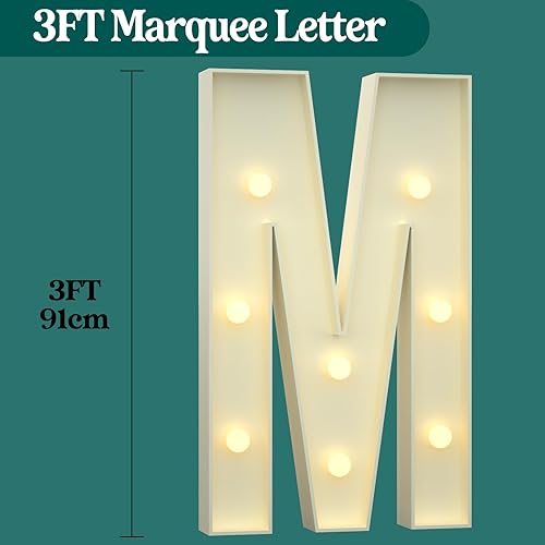 Miniatura 354 de Números iluminados grandes de 4 pies, números de marquesina 2 para decoraciones de cumpleaños de 21 para niños y niñas, números gigantes iluminados