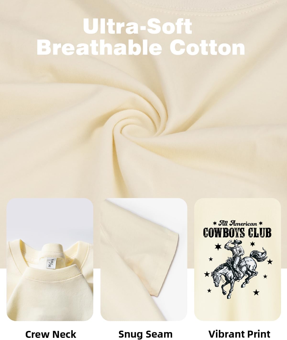 Toddler Boy Shirts Baby Kids Short Sleeve T-Shirt Graphic Tee Funny Letters Print Cotton Tops 2T-8 Years - Image 5