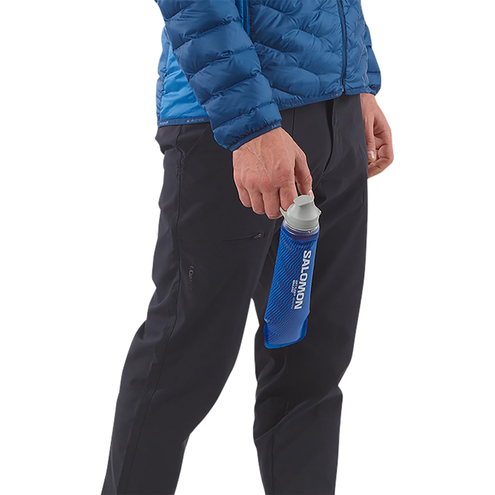 Salomon Soft Flask 400ml/13oz Insulated 42 Accesorios de Hidratación Unisexo, Temperatura adecuado, Comodidad sobre la marcha, Practicidad versátil, Azul