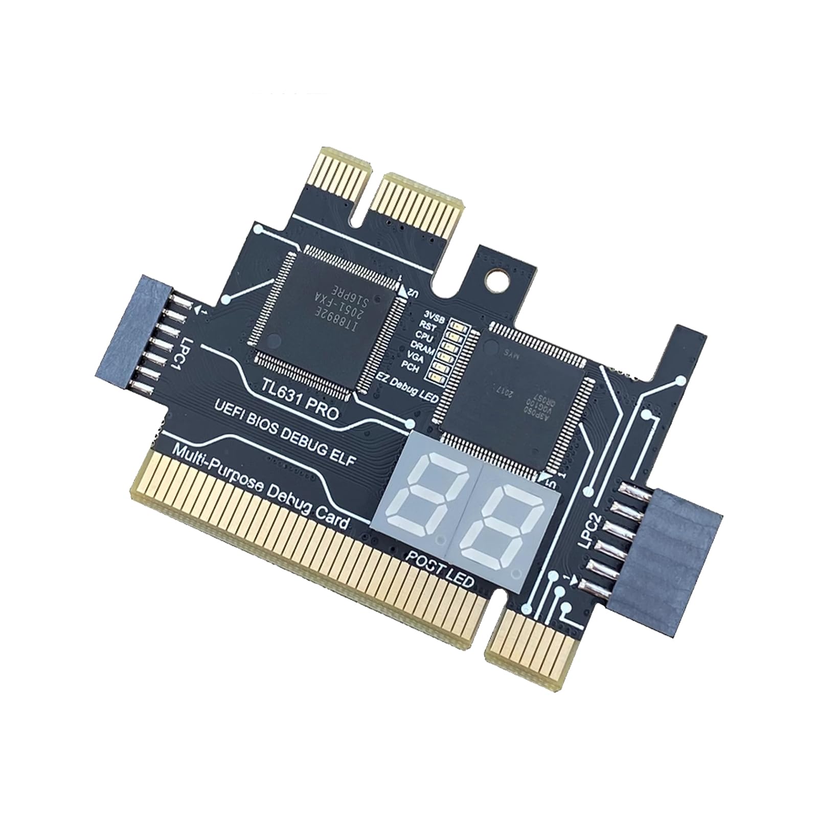 TL631 PCIE akcesoria do kart diagnostycznych PCIE do płyty głównej LPC analizatory diagnostyczne karta testowa wielofunkcyjna