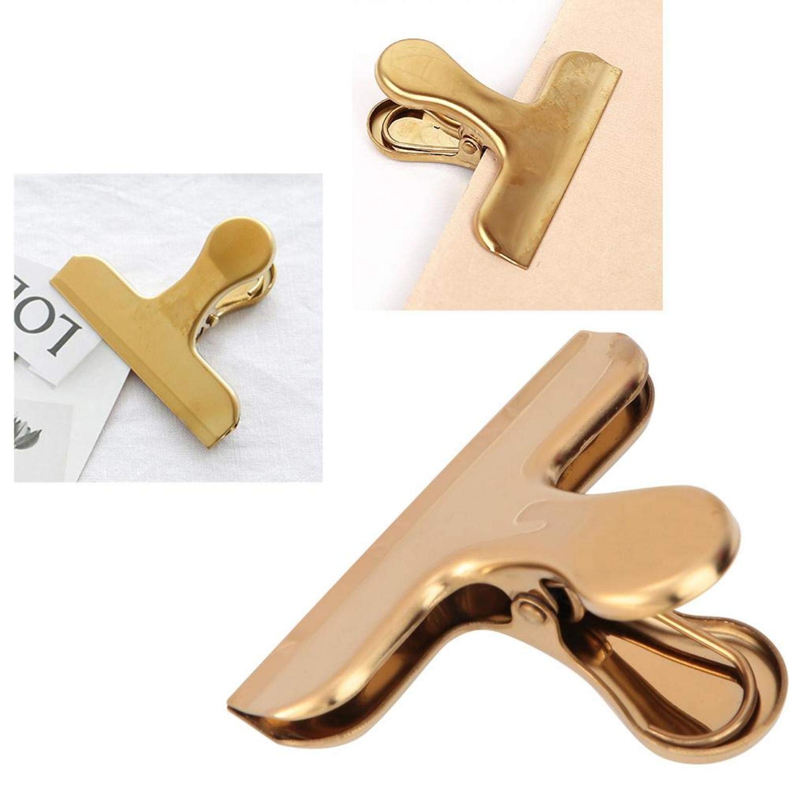 Zerodis Heavy Duty Clip Large Metal Clip for Drawing Board Clip Vintage Retro Style Painting, Pictures - Image 2