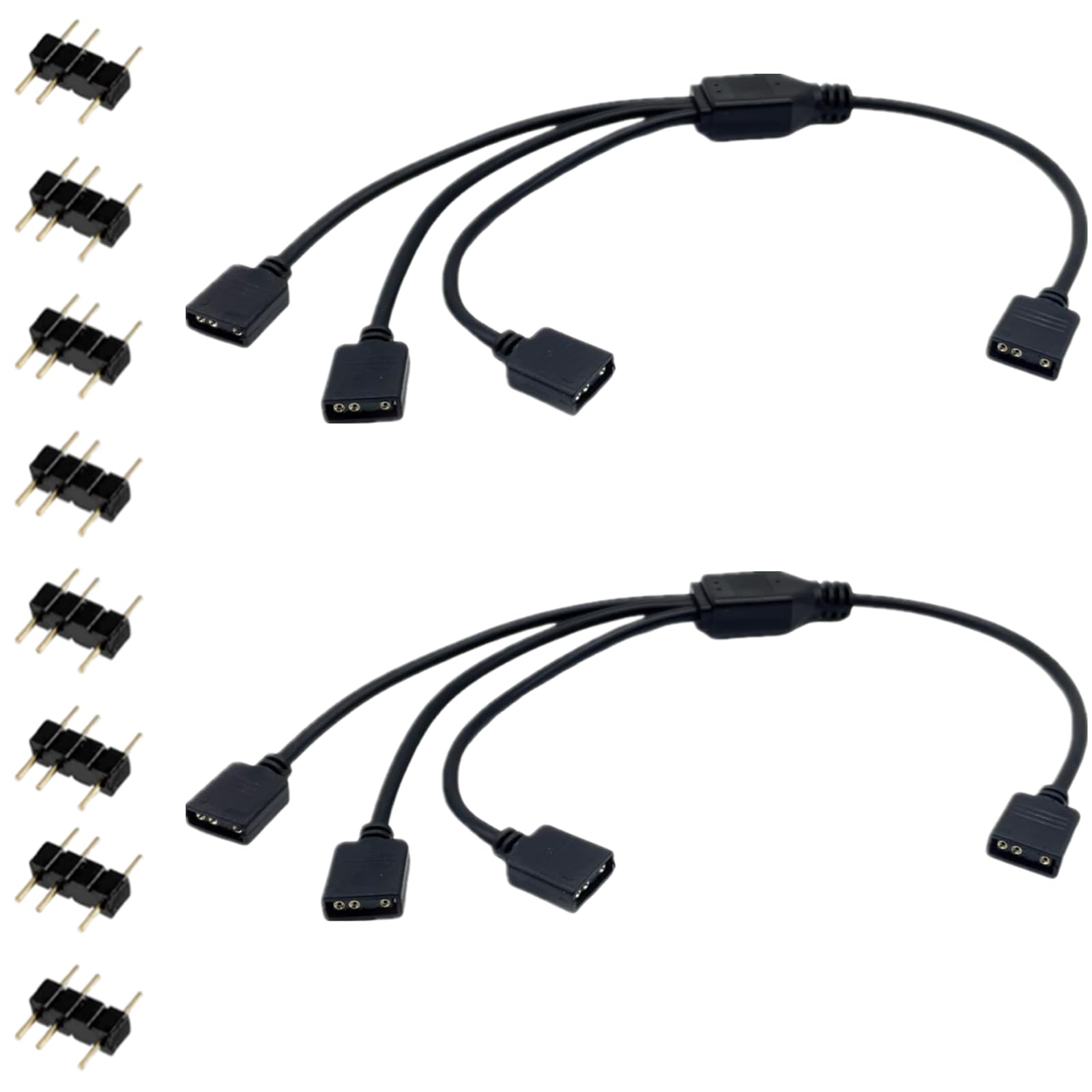 Amazon.co.jp: サムコス ARGBファン用電源ケーブル 5V3ピン 3分岐 30cm