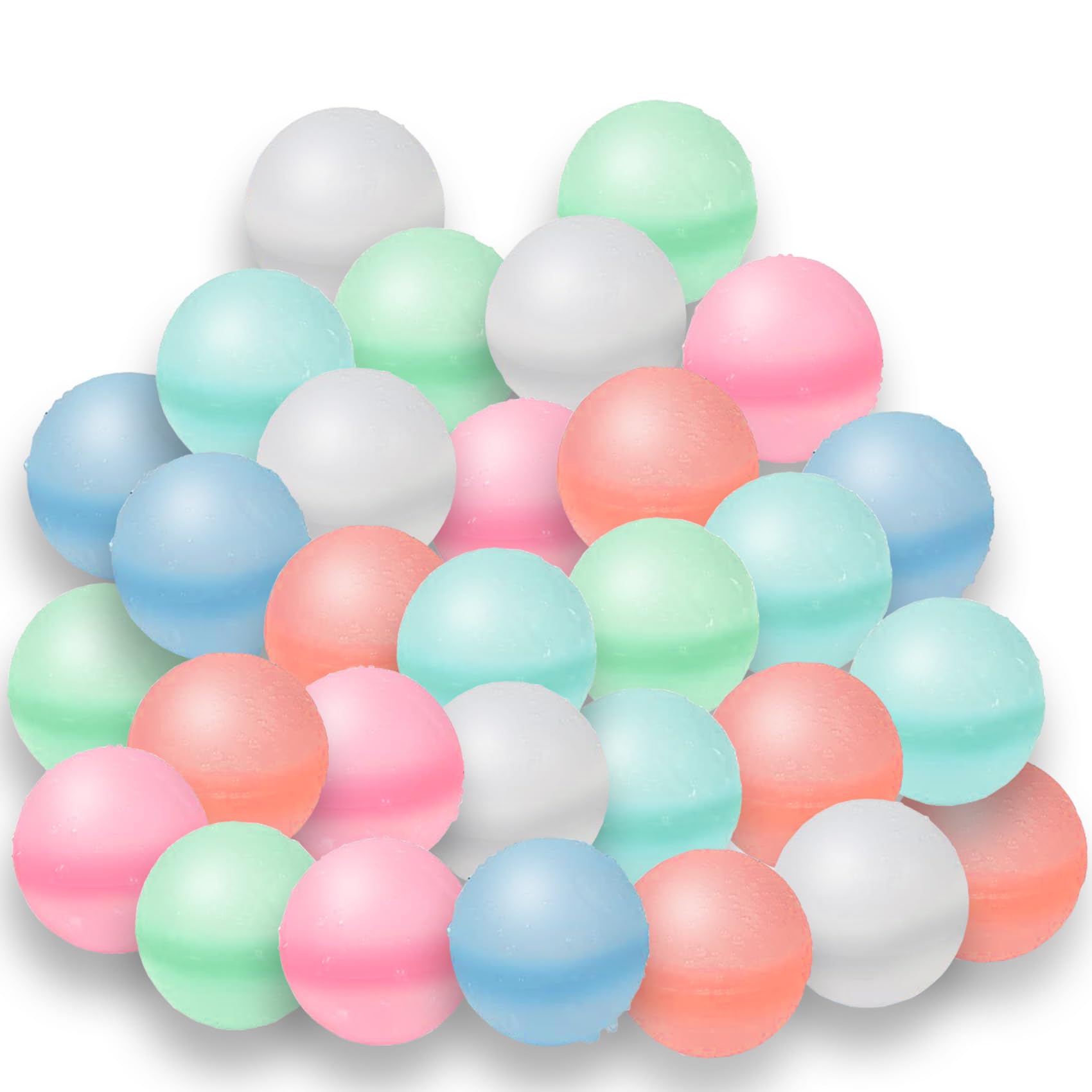 Wiederverwendbare Wasserballons, 24 Stück Wasserbomben Selbstschließend (24)