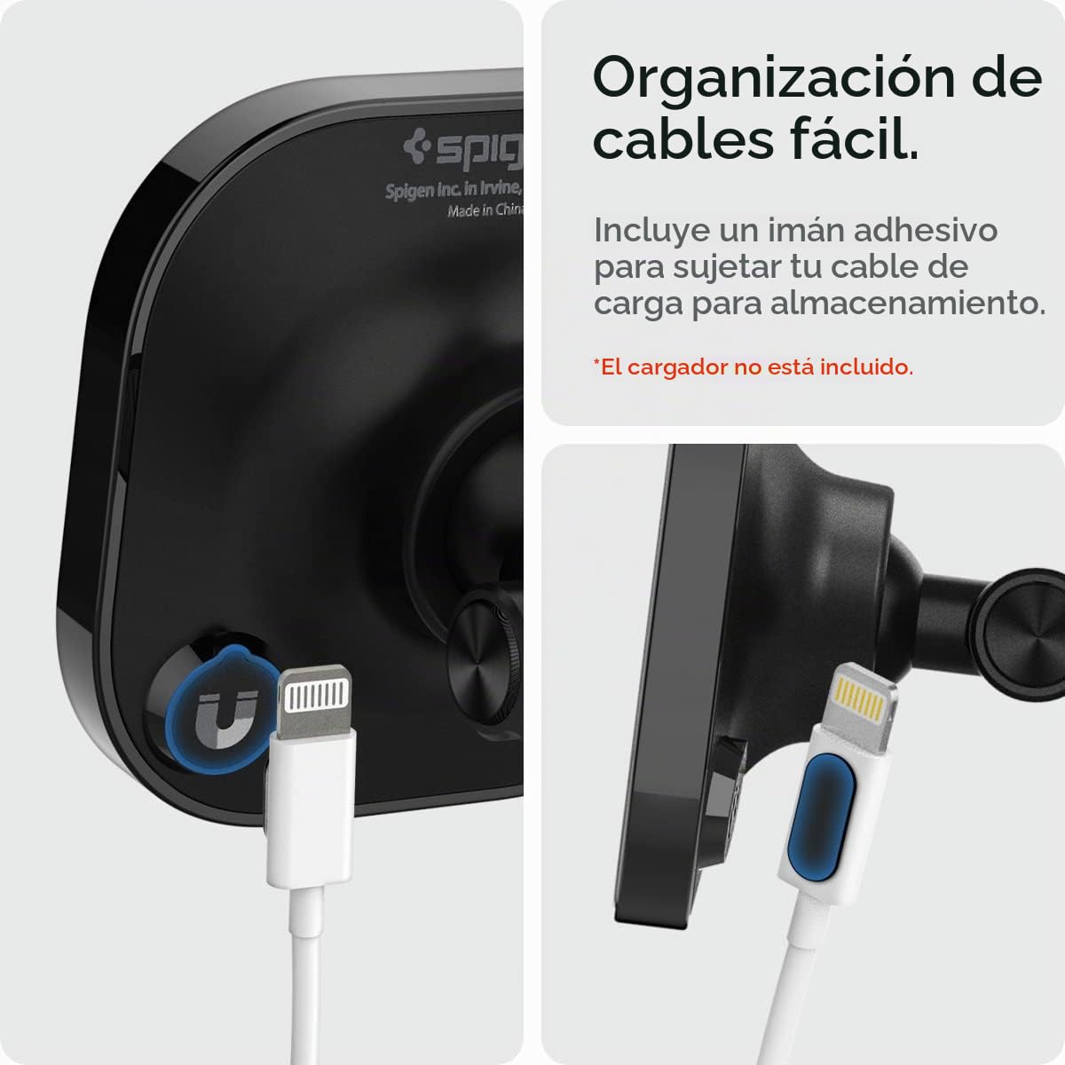 Spigen OneTap MagFit 3 Soporte Móvil Coche Diseñado para MagSafe, Compatible con iPhone 16 Pro MAX, 16 Pro, 16, 16 Plus, Modelos iPhone 15, 14, 13, 12 - Negro
