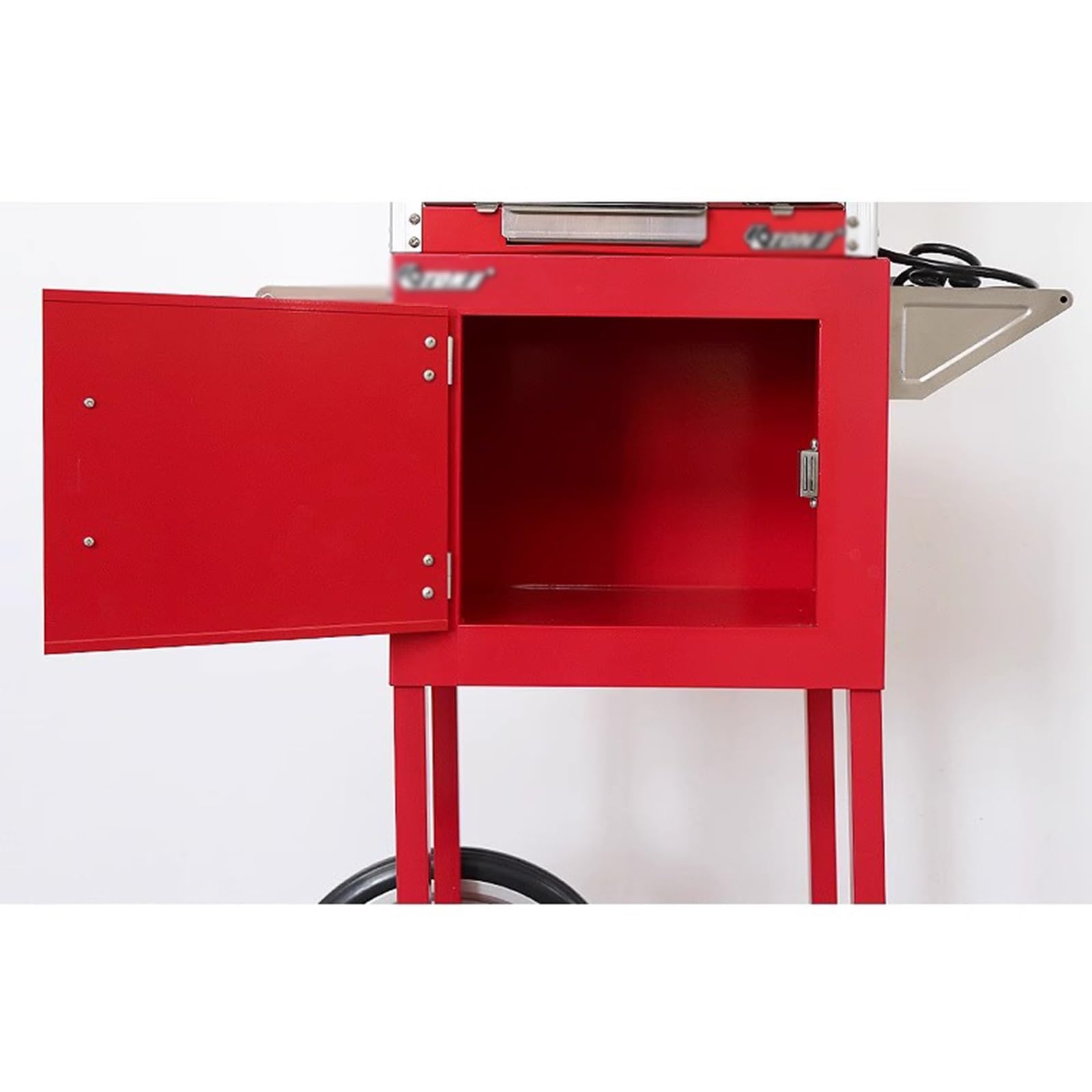 Palomitero para cine en casa Máquina eléctrica for hacer palomitas de maíz, máquina comercial automática, utensilios cocina con cuchara, tubo calentamiento SUS304