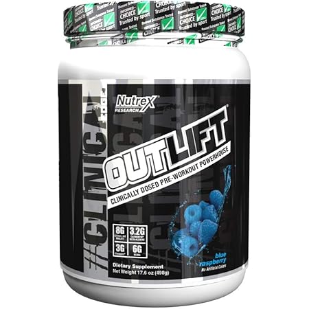 Amazon Com Nutrex Research Outlift Clinically Dosed Pre Workout Powerhouse Citrulline Bcaa Creatine Beta Alanine Taurine Banned Substance Free Blackberry Lemonade 506 Gram 17 8 Oz Health Household
