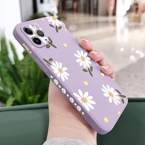 Miniatura 2 de Funda para iPhone 11 Pro, para iPhone 11 Pro, funda lateral creativa de crisantemo, impresión delgada, suave, a prueba de golpes, funda protectora