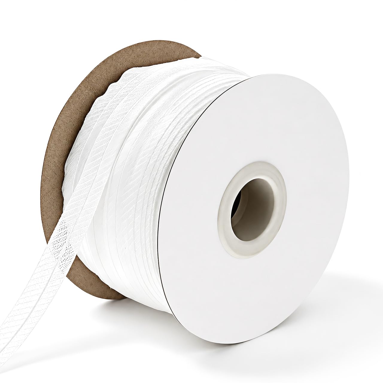 TOYANDONA Fusible Interfacing Tape Non-Woven Fabric Iron-On Strip, 54 Yards for DIY Sewing Projects and Clothing Edge Stabilizing with Center Line