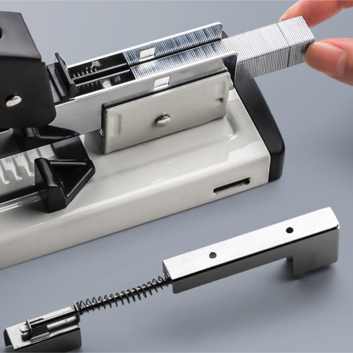 Cucitrice Cucitrice Resistente for Risparmiare Manodopera for Uso Ufficio, Grande Addensata for Studenti, Rilegatura con Punti Metallici, Multifunzionale Forniture Ufficio