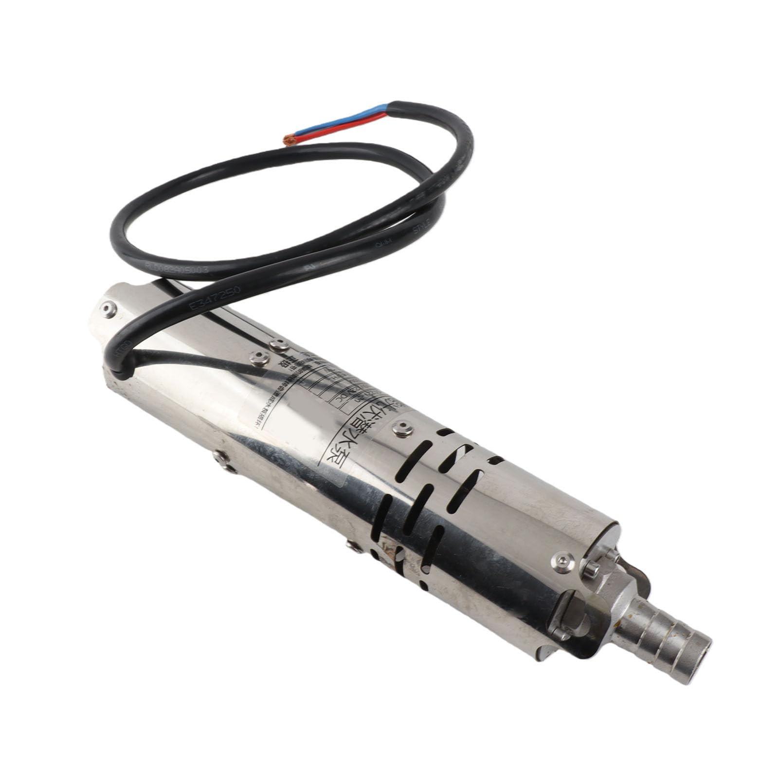 Cocoarm Bomba Sumergible Bomba de Agua sin Escobillas CC de Acero Inoxidable 12 V 240 W MPPT Incorporado Amplio Voltaje 10 V a 22 H Elevación de 20 M para Estanque de Pozo de Riego Solar (S122T-30)