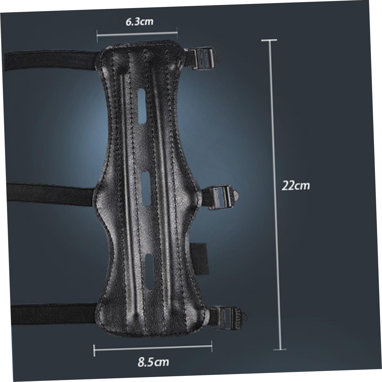 BRIGHTFUFU Djustable Archery Arm Guard Protective Gear Made of Leather for Hunting and Practice