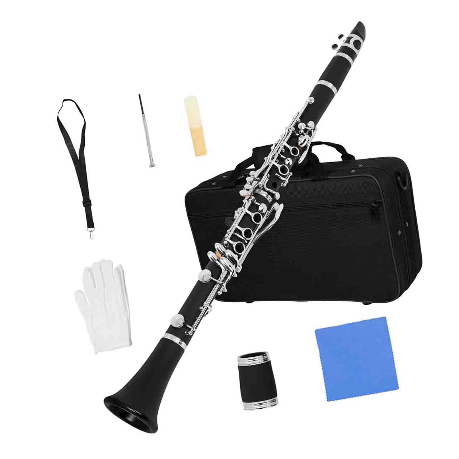 Clarinete Instrumento De 17 Teclas Llave En Si Bemol Para Principiantes Adultos Profesionales Enseñanza Y Rendimiento Instrumento Musical Clarinete Para Adultos