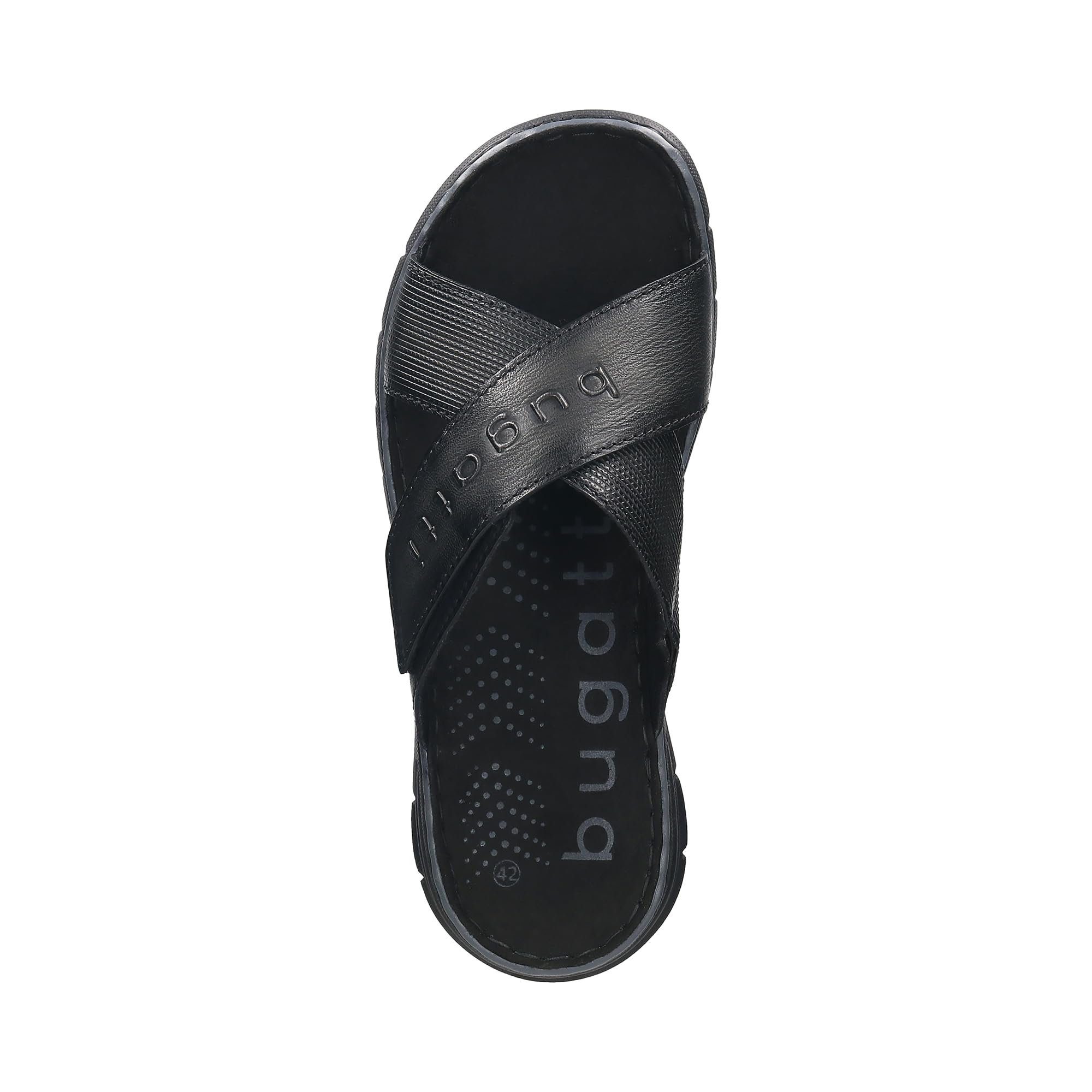 bugatti Mules D'été en Cuir et Textile sandales Homme