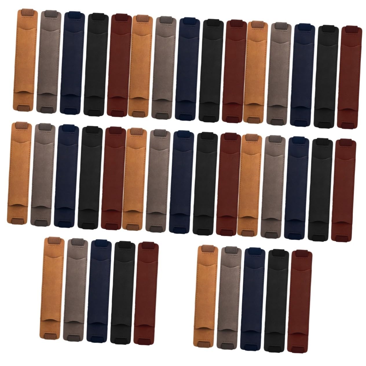 Porte-stylos élastiques protection pratique pour stylos et étuis en cuir PU