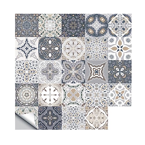 Encuentra la mejor selección de Azulejo gris para baño más recomendados. 37 Lukery 24 PCS Pegatinas de Azulejos, Azulejos Murales Talavera Mexicana Pegatina de Cocina Vintage Autoadhesivas para Baño Suelo Ladrillo Escalera Decoración (20x20cm,Gris...