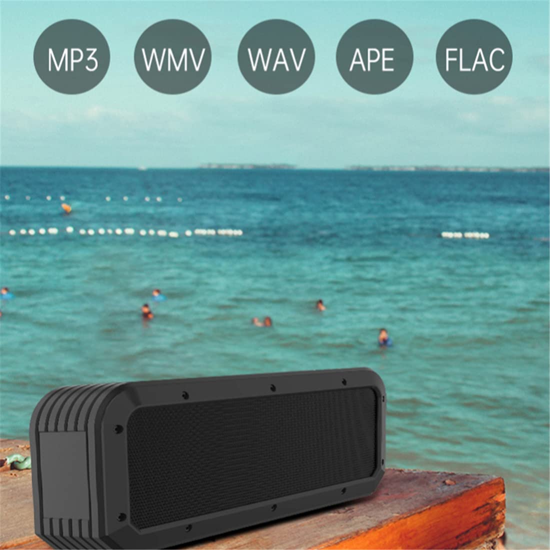 Altoparlanti Wireless Portatili, Altoparlante Bluetooth Ad Alta Potenza da 40W, Volume più Forte, Suono Stereo Cristallino, Basso Ricco, per All'aperto, Campeggio,Blu