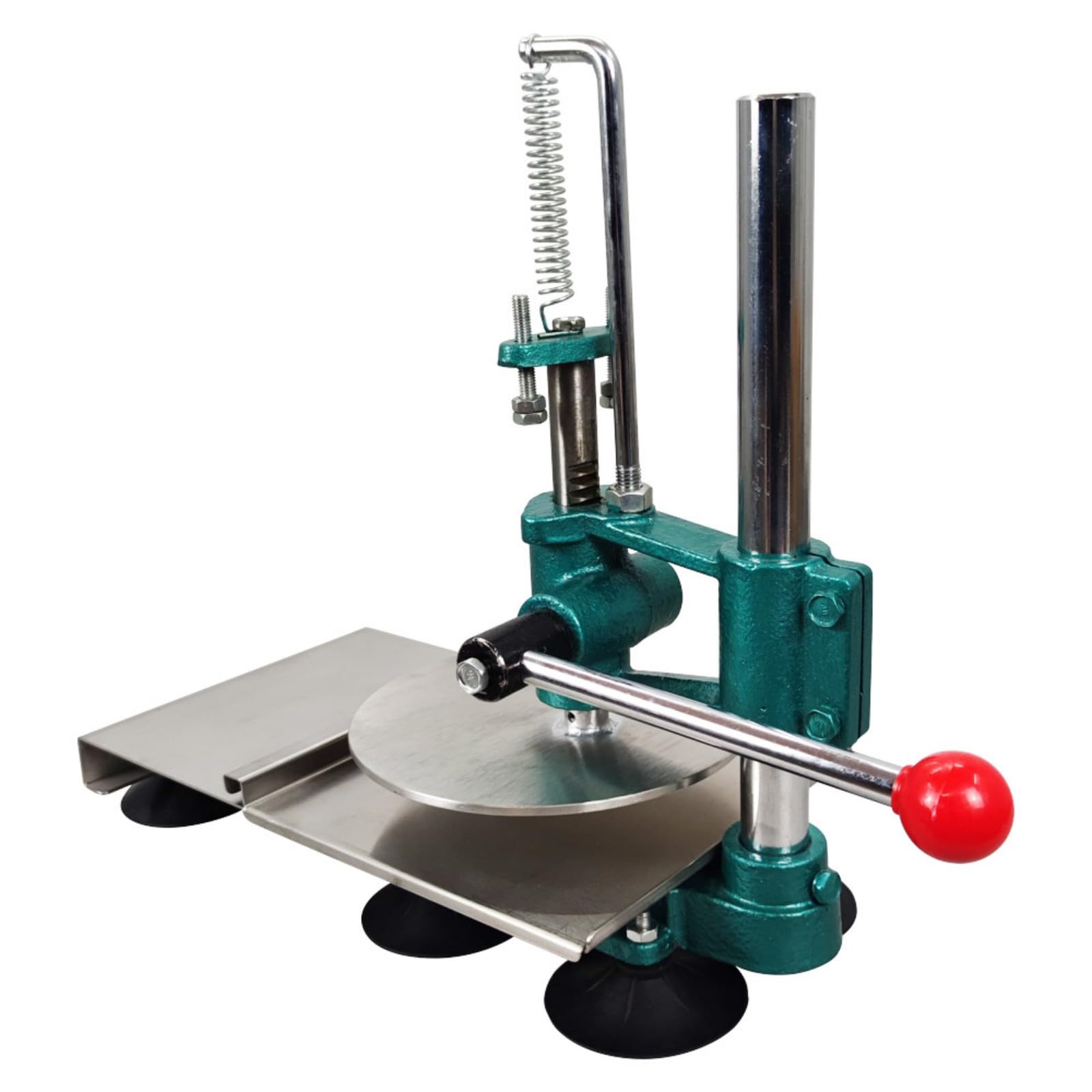 BEILOCKERY Manual Pizza Dough Press Machine, 7.9inch Stainless Steel Pizza Crust Press, 0.2