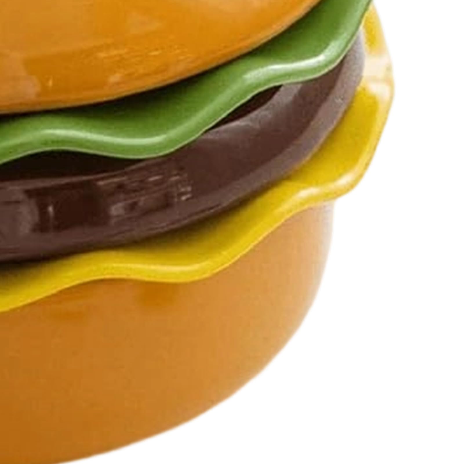 Set per Burger Divertenti Ciotole Impilabili in Ceramica | Set di stoviglie da cucina, ciotole e Per snack, dessert, casa e cucina, ristorante, campeggio, picnic, barbecue, festa