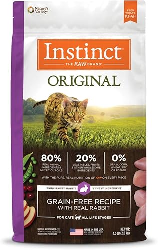 Instinct Original - Alimento seco para gatos, Rabbit