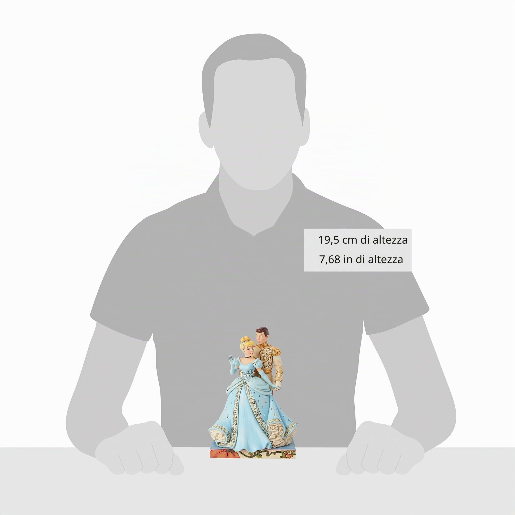 Figurina Cenerentola e il Principe Azzurro Collezione Disney Traditions