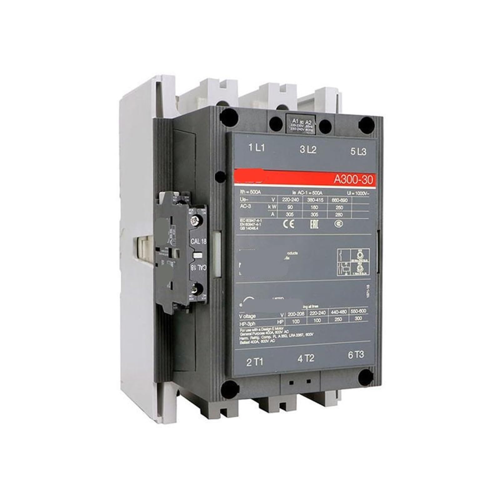 LKPEHTAGN AC contactor A300-30-11 * 220-230V 50Hz/230-240V 60Hz