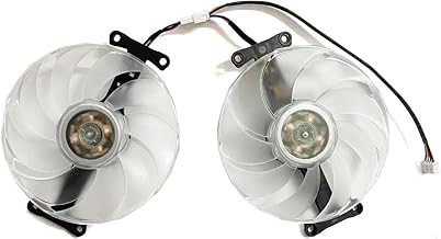 Cooler Fan T129215BU for PowerColor for AMD for Radeon RX 7700 XT 12 GB GDDR6 for grafische for kaartkoeling Laptop Parts