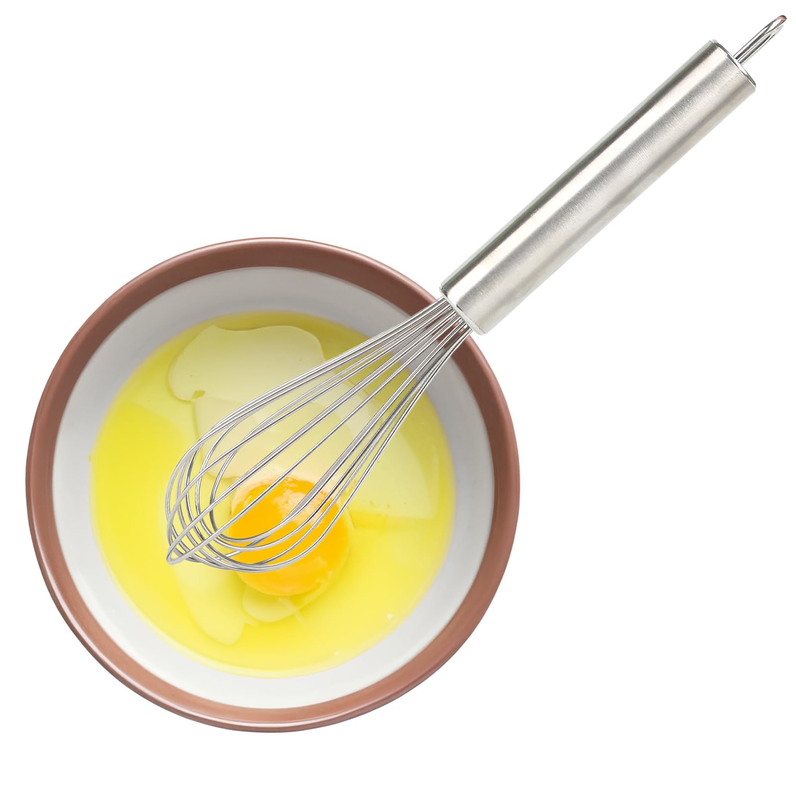 Stainless Steel Small Whisk for Cooking, 8 inches