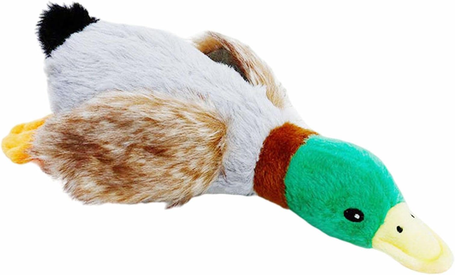 Dog Squeaky Toys Duck Plush Toy Cat Dog Chew Toy Fun Interactive Squeaker Duck Feet Style