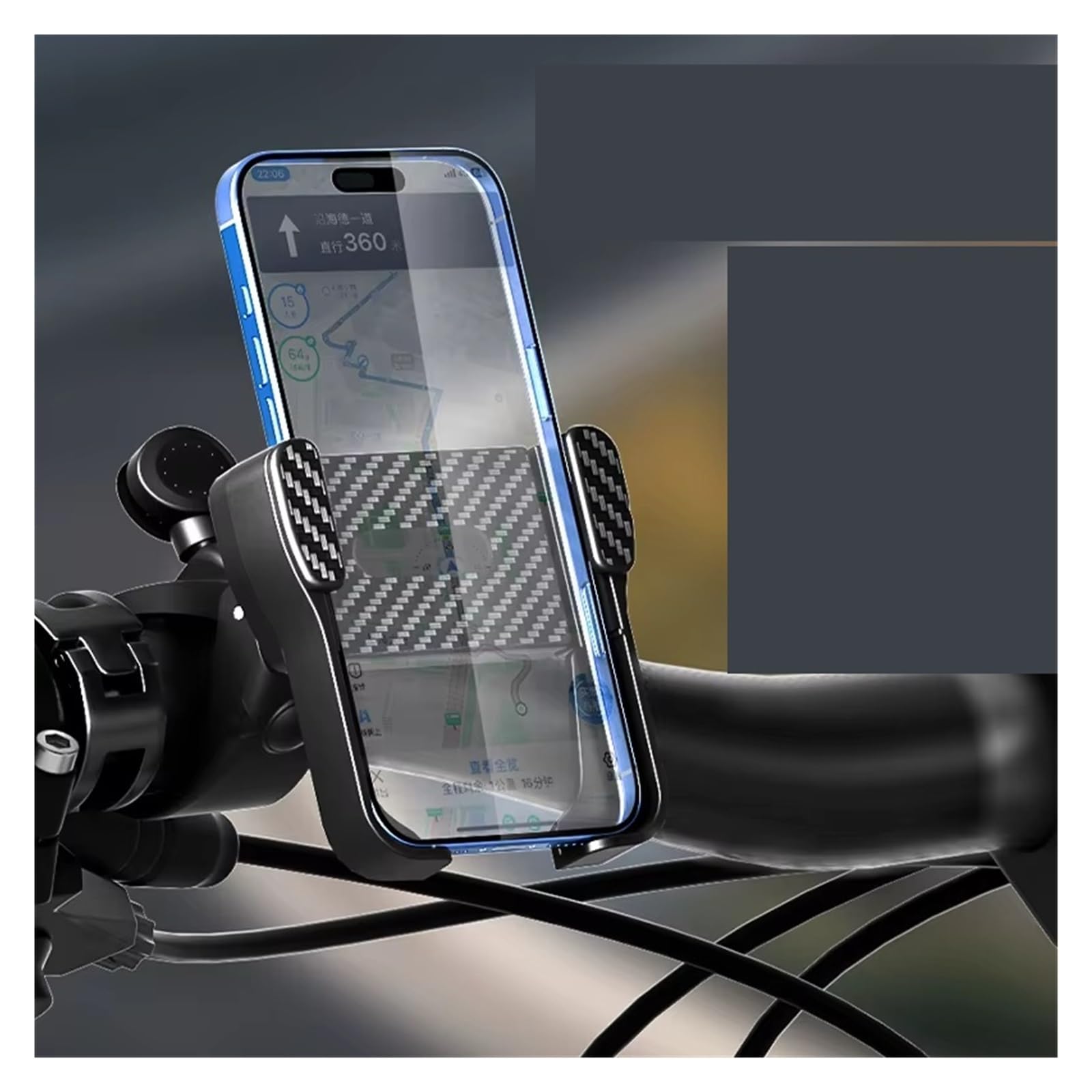 Staffa Navigazione GPS Supporto Universale Per Telefono Cellulare Da Manubrio Bicicletta Scooter Moto Dispositivi 4,7-6,9 Pollici Supporto Gps Moto