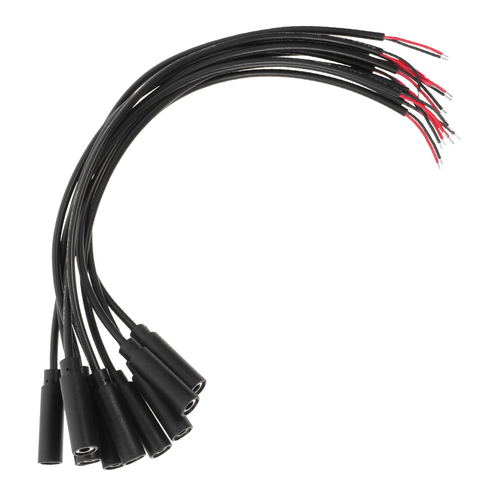 PartyKindom 50pezzi Cavo Audio Femmina Filo Per Cuffie e Microfoni Facile Da Installare e Resistente Compatibile Con Dispositivi Musicali e Gaming Nero