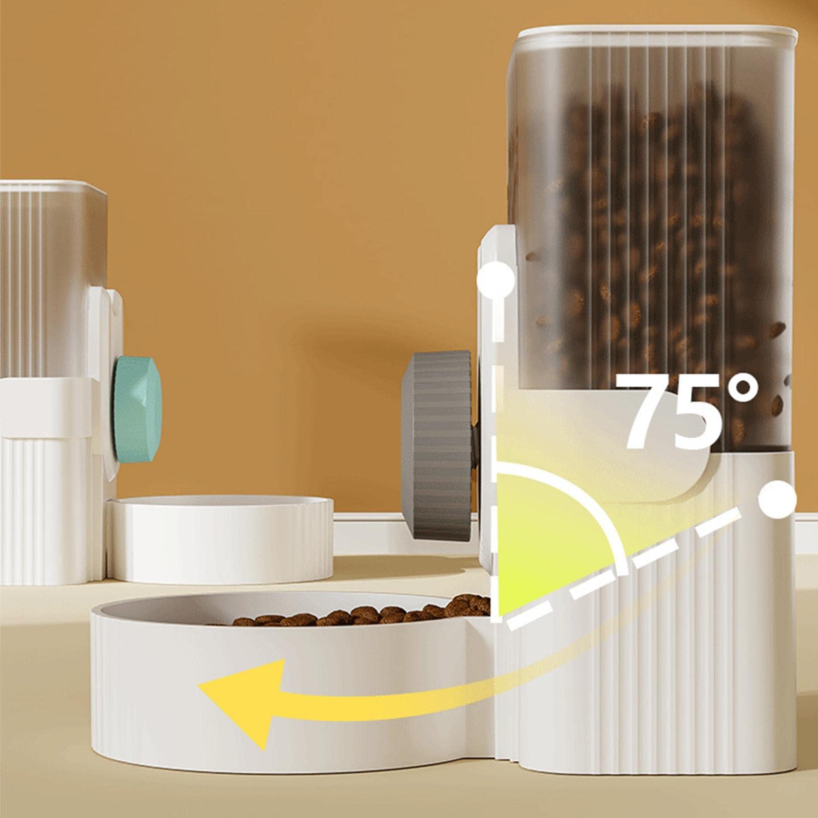 Distributeur Automatique Suspendu Pour Nourriture Et Eau – 1000 Ml, Idéal Lapins, Furets, Petits Animaux | Alimentation Par Gravité - 10