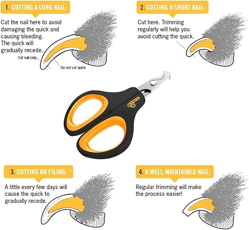 Miniatura 3 de Cortaúñas para gatos  Cortaúñas profesional para gatos y cortaúñas para gatos  Cortaúñas para gatos se adapta a todos los animales pequeños como