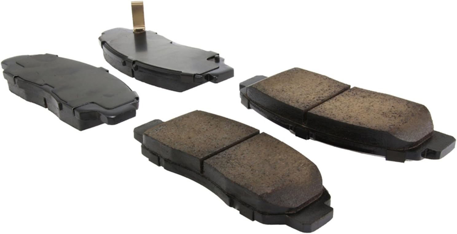 StopTech 308.09590 Street Brake Pads; Front with Shims and Hardware