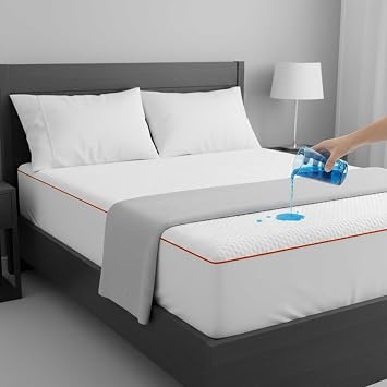 Dormeo Premium Waterproof Mattress Protector Twin XL Stain and Spill Protective Layer, Cooling, Moisture Wicking, Breathable, Quiet Cover with 21 Deep Fitted Sheet Pockets 80 L x 39 W x 18 H