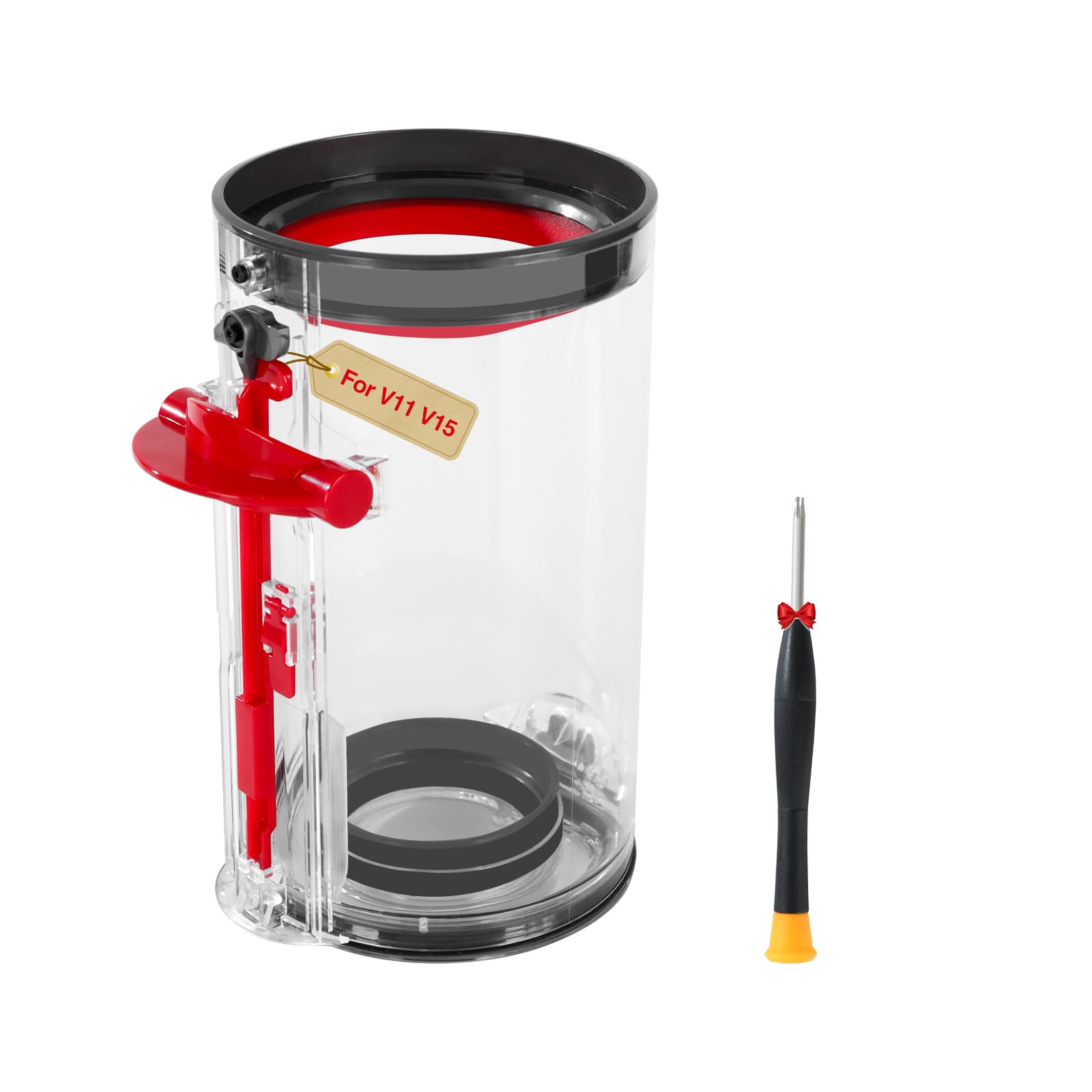 GYLBF Dust Bin Compatible with Dyson V11 (SV14 SV15) / V15 (SV22) Vacuum Cleaner, Canister Bin Replacement Part, Dust Bucket Part No.970050-01/965443-01